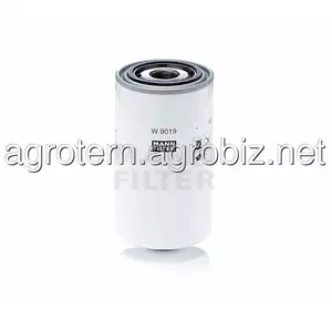 MANN-FILTER W9019 Oil filter, Spin-On. Фильтр масляный, накручиваемый